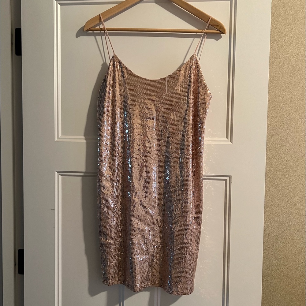 Sequin mini dress